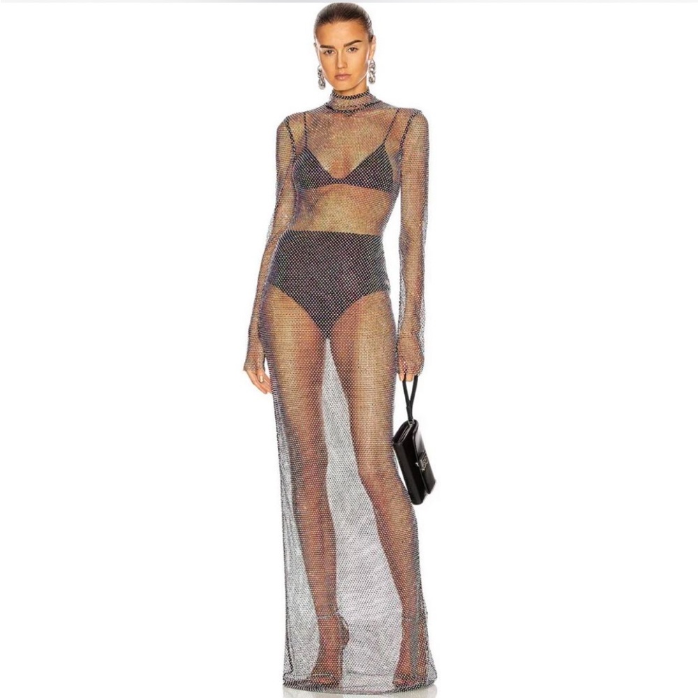 DAVID KOMA crystal maxi dress
UK 10